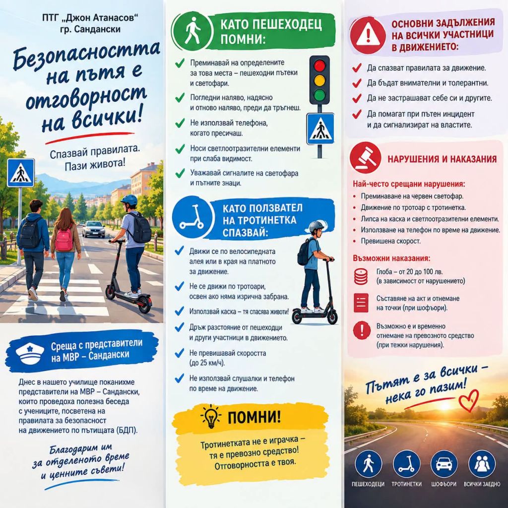 Безопасност на движението по пътищата  - голяма снимка
